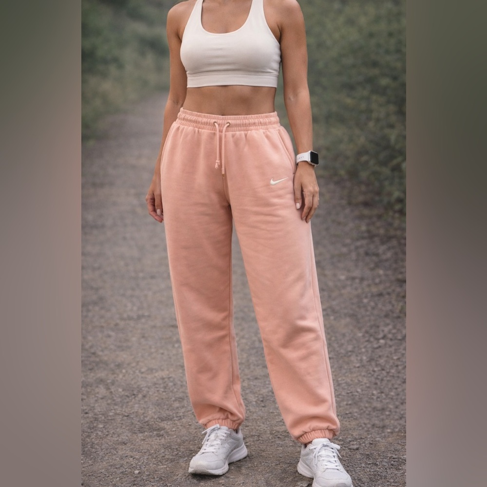 Nike Blush Pink Fleece Joggers